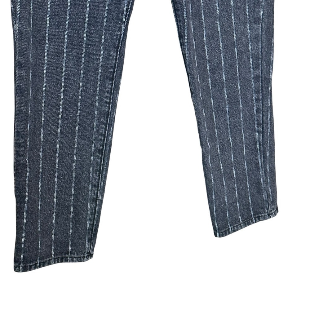 PacSun Black Wash Pin Stripe Mom Jeans Women’s Size 24 26" Inseam - Picture 3 of 8